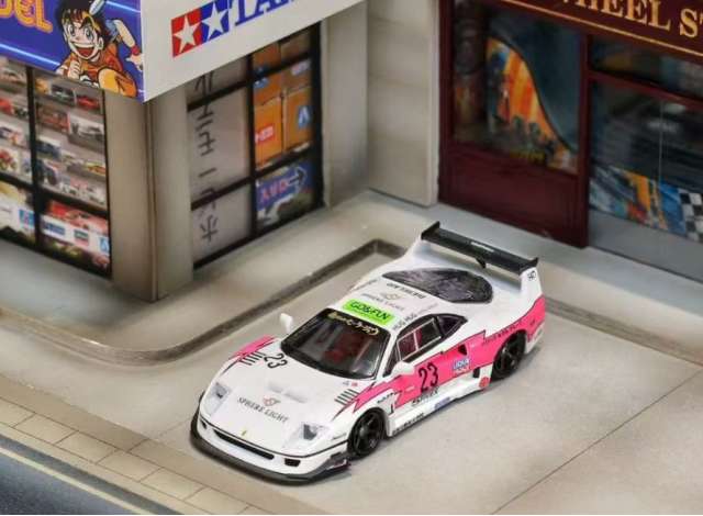 Street Weapon Ferrari F40, pink lighting 1:64