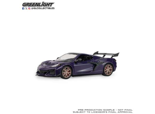 GreenLight 2025 Corvette ZR1 Convertible *Showroom Floor Series 8*, hysteria purple 1:64